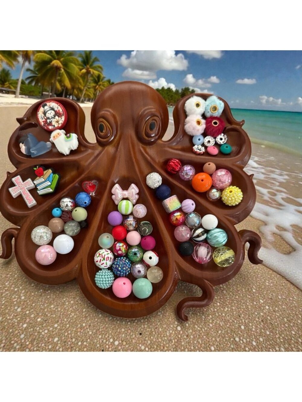 Lot Of 55+ Beads, Focals, & Spacers For Beadable Pens Etc.  #24